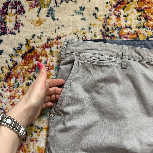 Polo Ralph Lauren 10 Inch Relaxed Chino Short Gray Mens Size 44T Classic Preppy - Picture 3 of 9